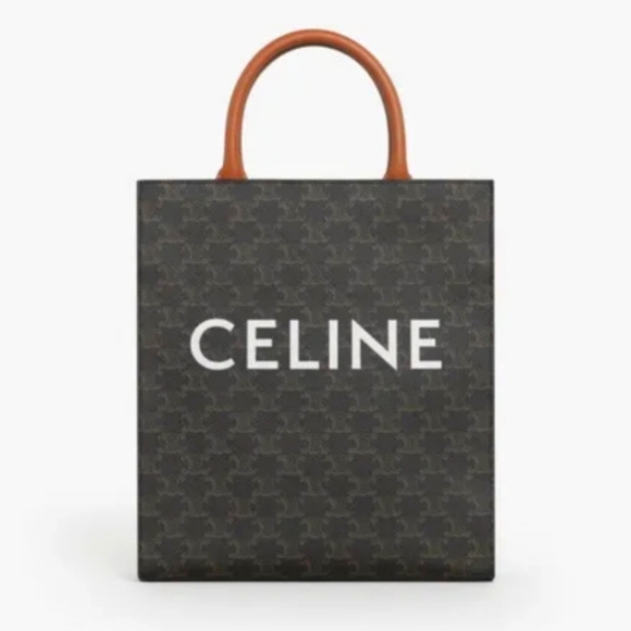 NWOT CELINE Cabas Vertical Satchel/Top Handle Bag Small - Picture 1 of 10
